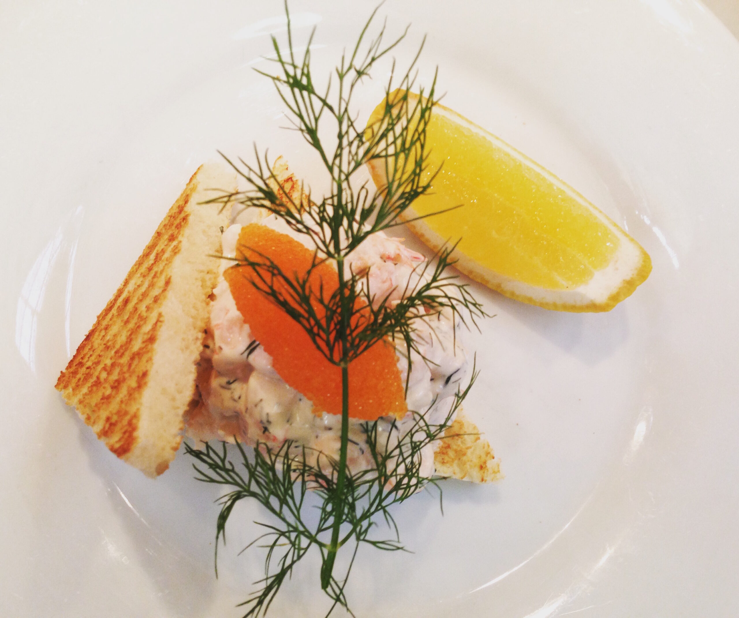 Recipe of the month Toast Skagen by Niclas Tuomela Champagne Club Site