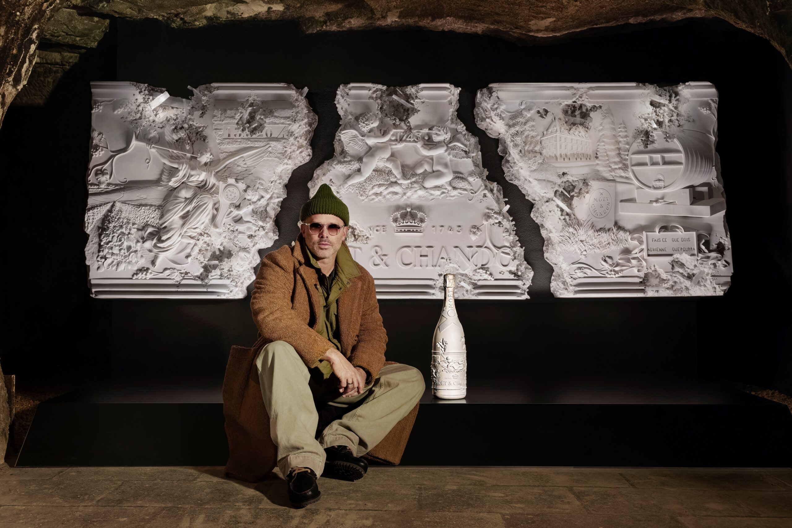 Moët & Chandon invites an exceptional master piece in its cellars