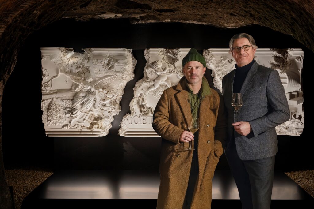Moët & Chandon invites an exceptional master piece in its cellars
